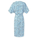 Blue Floral Sheath Dress: Timeless Elegance Chic Style