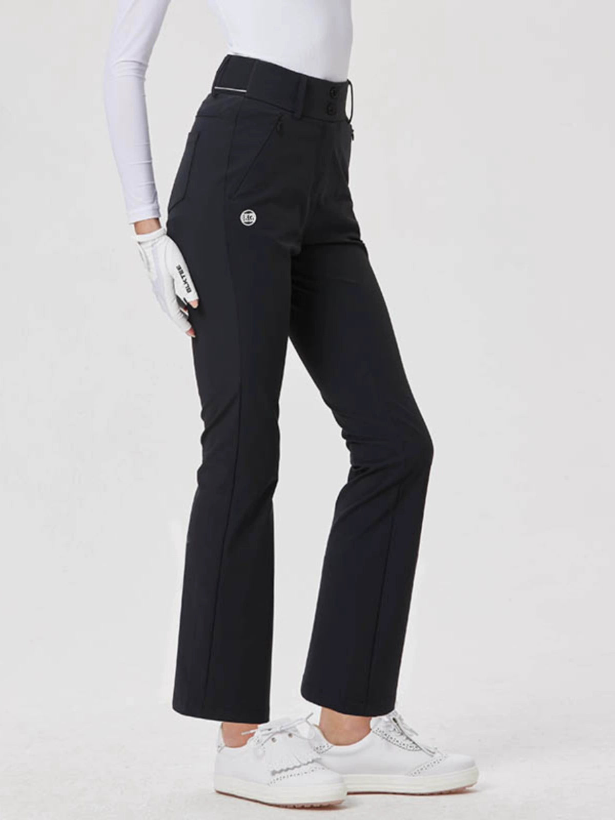 BG Cropped Pants Silm Slim Looking Quick-Drying Jersey Golf