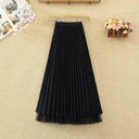 Winter Fairy Pleated Tulle Skirt Captivating Elegance