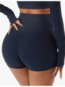 Belly-Slimming Yoga Shorts for Stylish Active Workouts