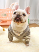 TB Dog Clothes Pet Sweater Autumn Winter Cardigan for Small Dogs