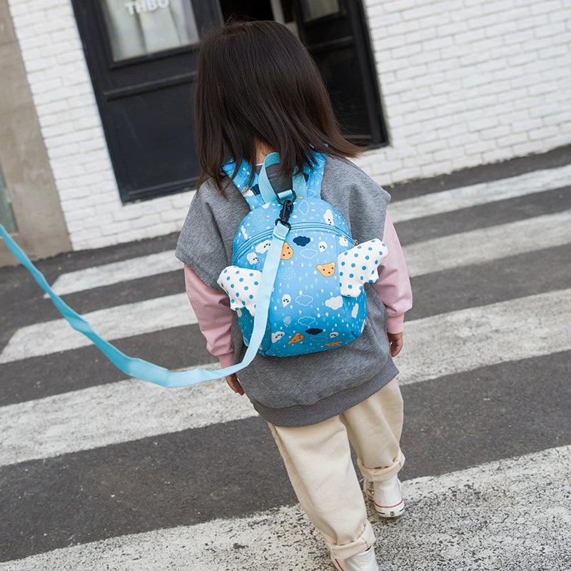 Kids Entering the Kindergarten Small Bookbag Cute Cartoon