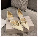 Song Qian 2-Strap High-Heel Shoes Fashion-Forward Footwear