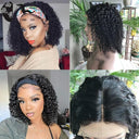 Stylish 10-Inch Bob Deep Wave Lace Wig Premium Human Hair