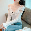 Sweet Off-the-Shoulder Shirt: Korean Chic Fashion Must-Have