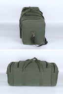 Satchel Outdoor Retro Single-Shoulder Canvas Bag for Workers