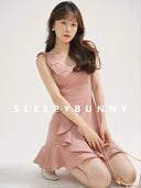 Sleepy Bunny A-Line Dress Chic Summer Style Statement Fashion