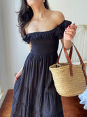 French Princess Lace Summer Dress Elegant Chic Statement