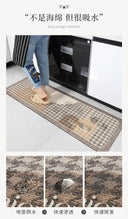 Kitchen Floor Mat Non-Slip and Oilproof Absorbent Rug