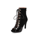 Jazz Lace-up High Heels for Elegant Stylish Occasions