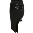 Kliou Asymmetrical Skirt Edgy Street-Style Upgrade for Youth