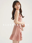 Sleepy Bunny A-Line Dress Chic Summer Style Statement Fashion