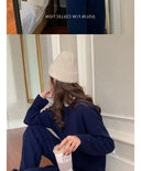 Classic Style Cashmere Sweater Suit Women's Two-Piece Set