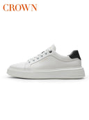 Crown Spring and Autumn Soft Bottom Shock-Absorbing White Shoes