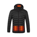 Smart Charging Down Cotton Jacket for Stylish Warmth