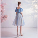 Blue Elegance Angel Wedding Dress Stylish Limited Time Offer