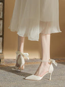 Pearl Fairy Style Flats Korean Chicness for Spring 2023