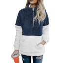 Fashion Special Offer Thick Zipped Stand Collar Sweatshirt