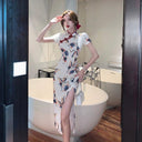 Pure Desire Retro Floral Dress Stylish Summer Charm Elegance