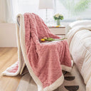 Sofa Blanket Winter Thick Coral Fleece Office Nap Blanket