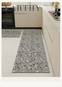 Pu Shang Kitchen Floor Mat Waterproof Oil-Proof Washable Carpet