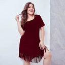 Lace Party Dress: Stylish Plus Size Summer Fashion Dress