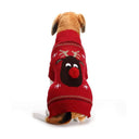 Christmas Pet Clothes Red Nose Deer Sweater For Dogs