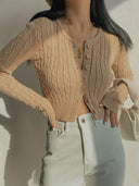 Sexy Cropped Knitted Sweater Chic Street Style Statement