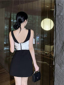 Birthday Bow Dress Summer Sleeveless Chic Women's Fashion