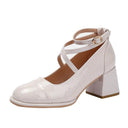 Enchanted Mary Jane Shoes Whimsical Cross Strap Style