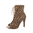 Jazz Stiletto Sandal Boots Trendy Summer Footwear Style