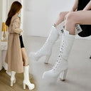 Chunky Heel Martin Boots Stylish Trendsetter Footwear Online