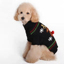 Christmas Pet Clothes Red Nose Deer Sweater For Dogs