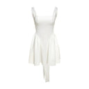 Retro Court Open Back Heart Dress Stylish Street Fashion