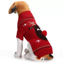 Christmas Pet Clothes Red Nose Deer Sweater For Dogs