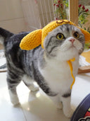 Sanliou Pom Pom Purin Pet Disguise Cap Handmade Cat Headdress