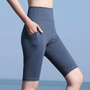 Curvy Women's Quick-Dry Workout Leggings Stylish Fitness Bottoms