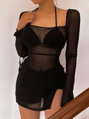 Night Club Mesh Dress: Seductive Fashion Statement for Women