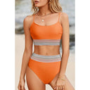 Fashion Seaside Vacation Hot Spring Sling Bikini 2024 Set