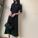 Chic Black Korean Style T-shirt Skirt Summer Essential Fashion