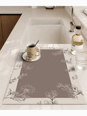 Accessible Luxury Diatom Ooze Quick-Drying Kitchen Mat