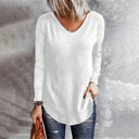 2023 Fall Thin Long Sleeve Pullover T-shirt for Women