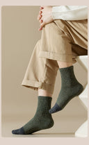 Men's Comfy Cotton Socks: Breathable Moisture-Wicking Fit