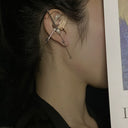 Cool Design Sense Unique Crystal Elf Auricle Earrings