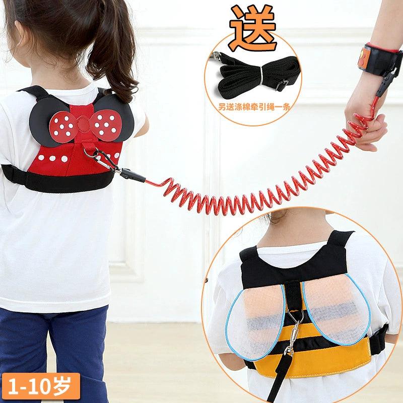 Anti-Lost with Baby Backpack Anti-Lost Strap Hand Holding Rope Hand Holding for Children and Kids Safety Bracelet Baby Walking Tool