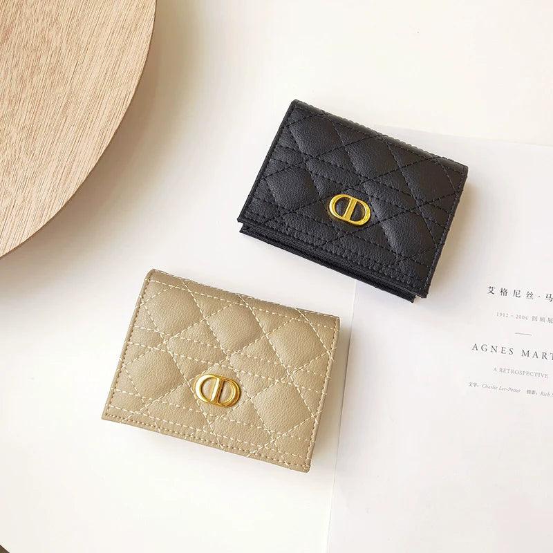 Elegant Korean Leather Multi-Card Wallet: Stylish Women's Fashion Accessory