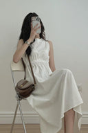 Elegant Sleeveless Dress Chic Korean Fashion Statement