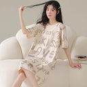 Palanduo Nightdress: Summer Cotton Sleepwear for Women