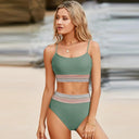 Fashion Seaside Vacation Hot Spring Sling Bikini 2024 Set