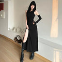 Dark Seduction Flirty High-Waisted Skirt for Summer Nights